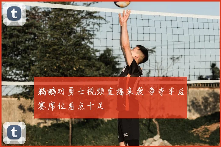 鹈鹕对勇士视频直播来袭 争夺季后赛席位看点十足