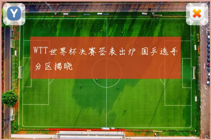 WTT世界杯决赛签表出炉 国乒选手分区揭晓